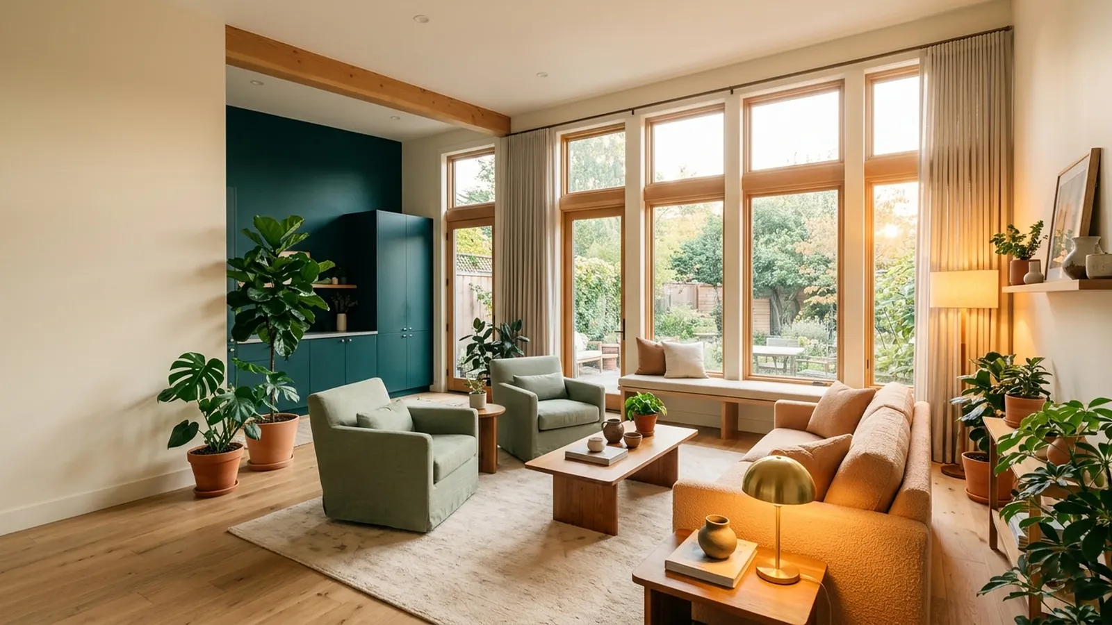 A welcoming, light-filled interior at the Brightside center in Arcadia.